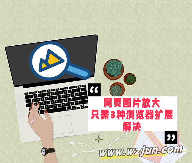网页图片放大 只需这3种浏览器扩展解决